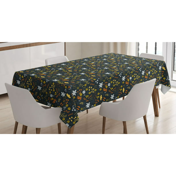 Dining Room Kitchen Rectangular Runner Romantic Illustration of Cupcakes and Hearts Images Along Dots in Doodle Style 16 X 72 Ambesonne Childish Table Runner Multicolor 